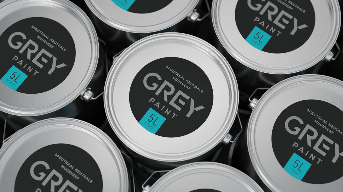 N5 Color Grey Paint | Middle Grey - Neutral Grey - 18% Gray - Munsell N5